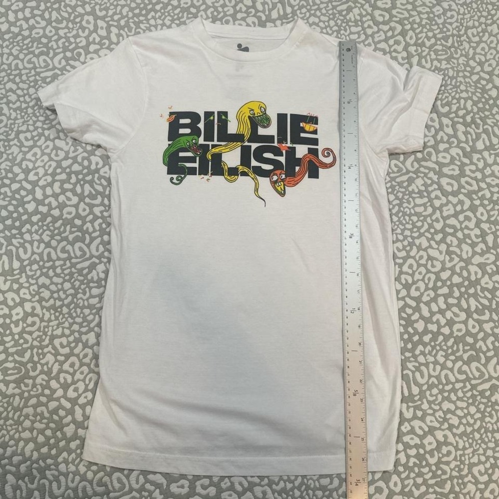 Billie Eilish Rare 2019 white‎ cotton t-shirt small